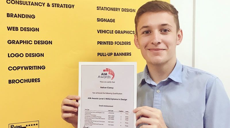 It’s official – Nathan’s passed his apprenticeship! image